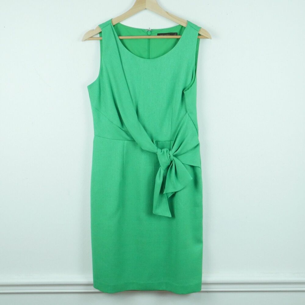 The Limited Size 6 Dress Kelly Green Preppy Officecore Country Club Spring Twee